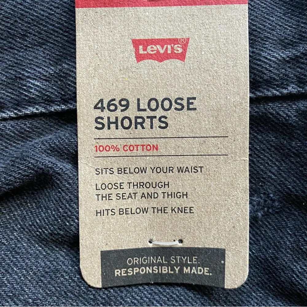 Levi's 469 Loose Fit Distressed Shorts
